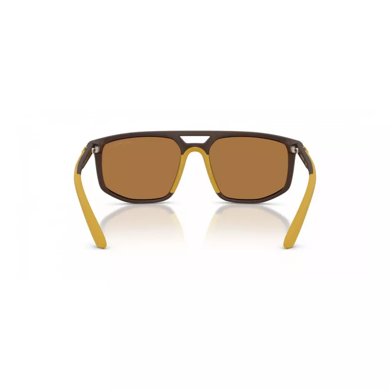 EMPORIO ARMANI EA4248U62586H Vīriešu saulesbrilles Matēti melna pelēka spoguļa sudraba 58mm