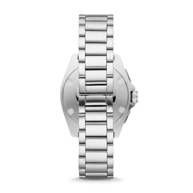Emporio Armani Luigi Vīriešu kvarca pulkstenis AR11411 41mm melns ciparnīca ādas siksniņa