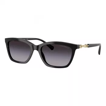 EMPORIO ARMANI Sieviešu saulesbrilles EA4238F50178G - Melns acetāta rāmis, pelēki gradienta lēcas 54mm