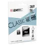 Emtec ECMSDM32GHC10CG 32GB MicroSDHC Class 10 UHS-I atmiņas karte ar SD adapteri
