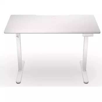ENDORFY Atlas S Electric Onyx White regulējama augstuma galds 120x60 cm