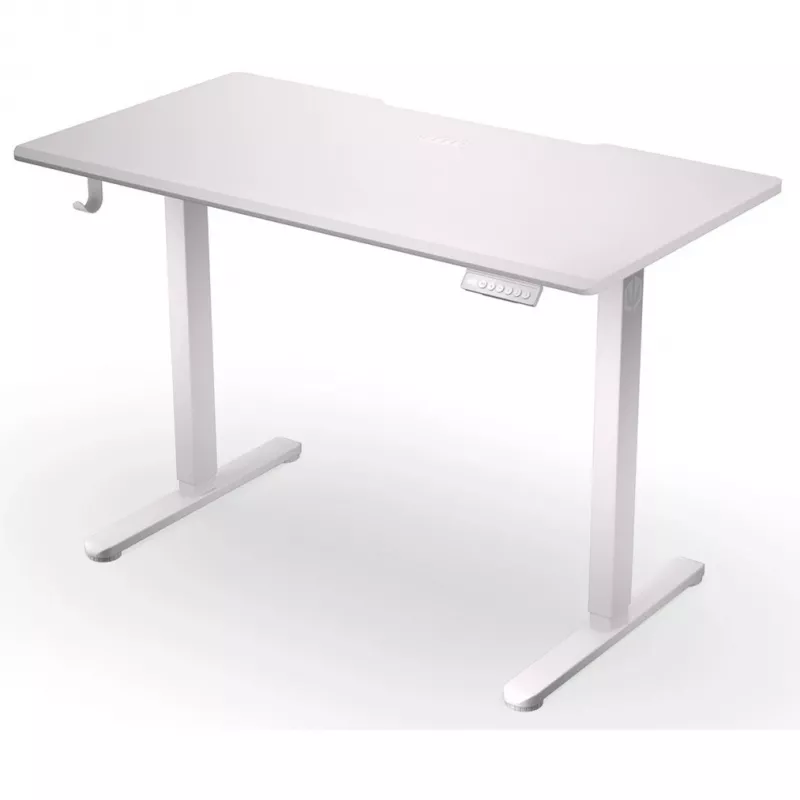 ENDORFY Atlas S Electric Onyx White regulējama augstuma galds 120x60 cm