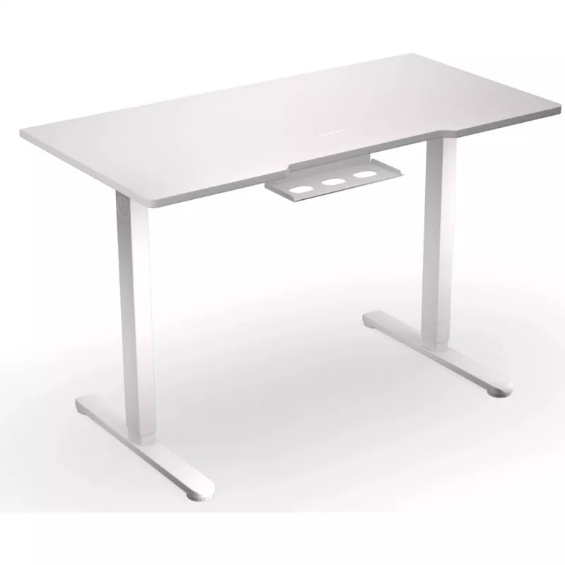 ENDORFY Atlas S Electric Onyx White regulējama augstuma galds 120x60 cm