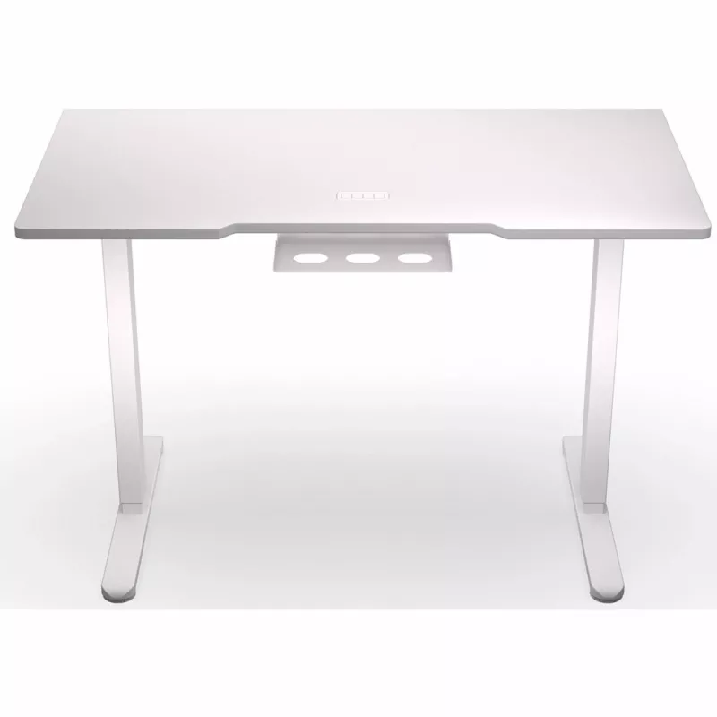 ENDORFY Atlas S Electric Onyx White regulējama augstuma galds 120x60 cm