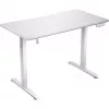 ENDORFY Atlas S Electric Onyx White regulējama augstuma galds 120x60 cm