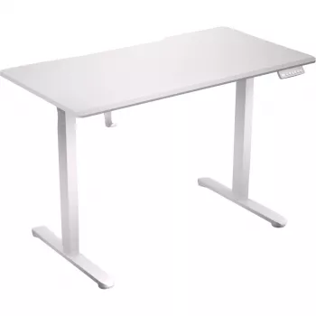 ENDORFY Atlas S Electric Onyx White regulējama augstuma galds 120x60 cm