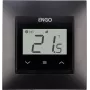 ENGO Controls E55-B Interneta pieslēguma iegremdētais temperatūras regulators 55x55 rāmim, Wi-Fi, Melns