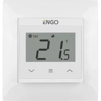 ENGO E55-W Digitālais telpas termostats grīdas apsildei, balts