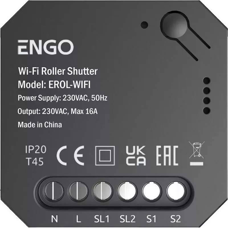 ENGO EROL-WIFI Wi-Fi Roller Blind Control Under-Desk Mount