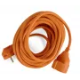 ENTAC ESECG1.5-10-O pagarinātājs, 3m, oranžs, IP20, Schuko CEE 7/7 uz CEE 7/3, 16A, 250V