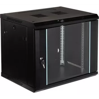 EPRADO-R19-9U/450-BLUE Sienas stiprinājuma skapis 9U 450mm Zils