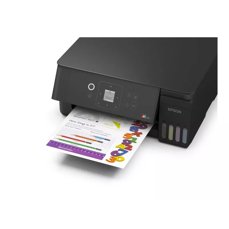 Epson EcoTank ET-2922 Krāsu tintes daudzfunkciju printeris - A4/Legal - Drukāšana, Kopēšana, Skenēšana - Wi-Fi, USB - Melns