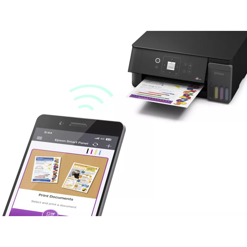 Epson EcoTank L3360 tintes daudzfunkciju printeris (A4, Wi-Fi, melns)