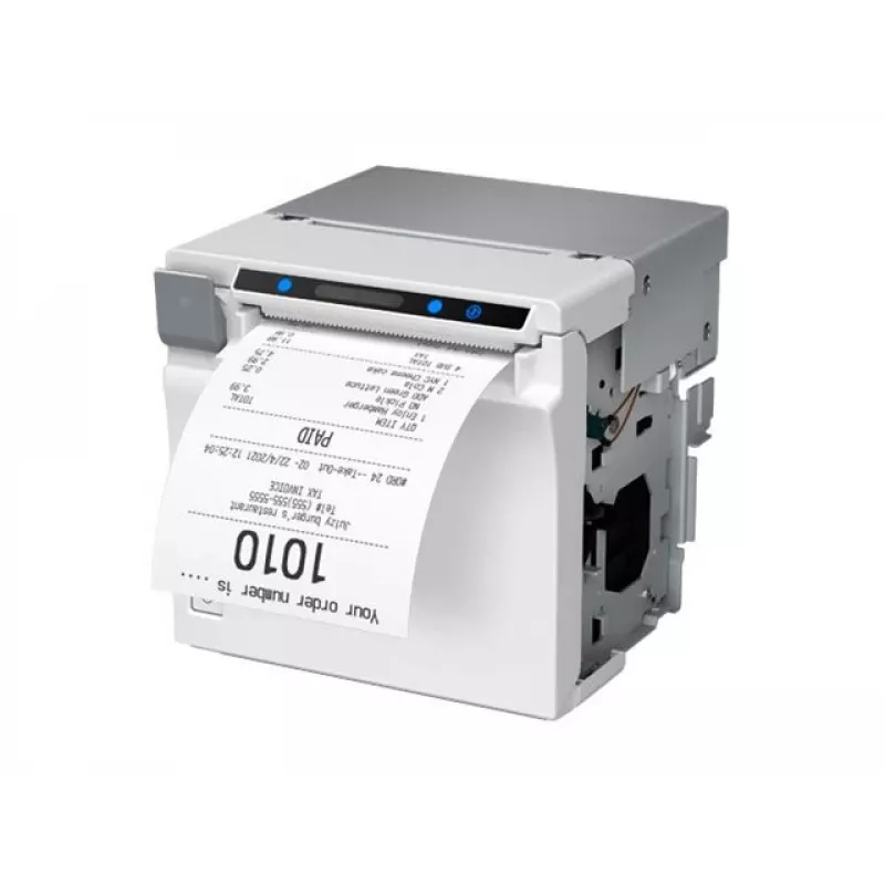 Epson EU-m30 (001) termoprinteris kvītīm - USB + Serial, balts, bez barošanas bloka, bez kabeļa