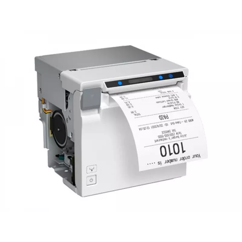 Epson EU-m30 (001) termoprinteris kvītīm - USB + Serial, balts, bez barošanas bloka, bez kabeļa