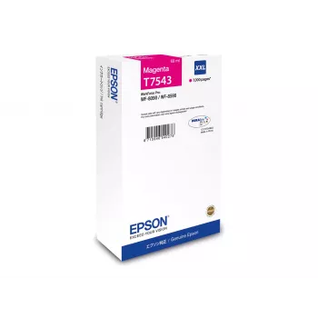 Epson T7543 XXL fuksīna tintes kasetne (69 ml) – oriģināla WorkForce Pro 8090/8590