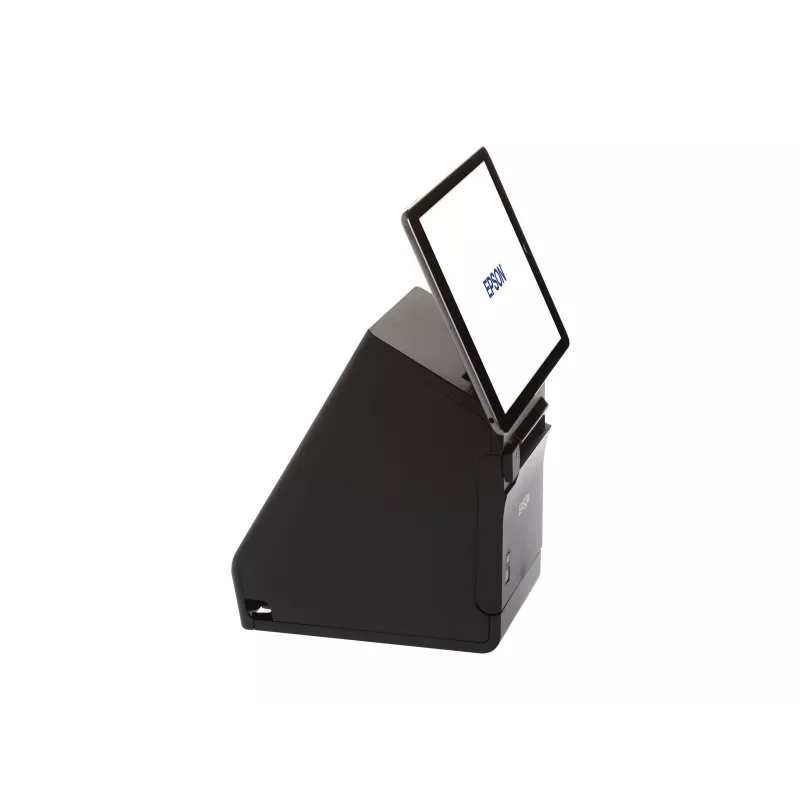 Epson TM m30II-S (012A0) kvīšu printeris - termiskā līnija - rullis (79,5 mm) - 203 x 203 dpi - līdz 250 mm/sek - USB 2.0, LAN, USB 2.0 Host, Lightning - automātiskais griezējs - melns