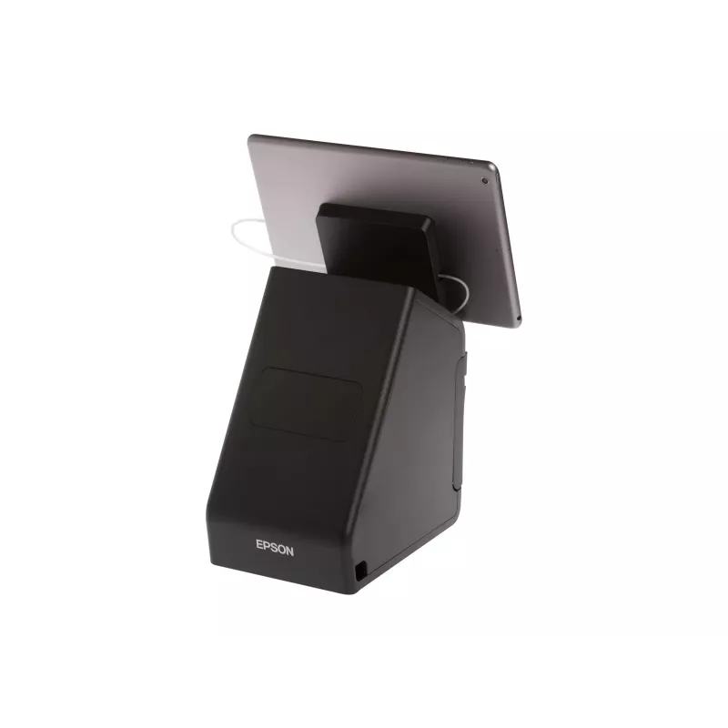 Epson TM m30II-S (012A0) kvīšu printeris - termiskā līnija - rullis (79,5 mm) - 203 x 203 dpi - līdz 250 mm/sek - USB 2.0, LAN, USB 2.0 Host, Lightning - automātiskais griezējs - melns