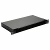 Equip 19 inch 1U Fiber Optic Space Box without Panel, Steel Black