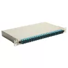 Equip 24-Port Fiber Optic Splice Box, SC Duplex, OM3, 1U, Pilnībā aprīkots, Pelēks