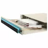 Equip 24-Port Fiber Optic Splice Box, SC Duplex, OM3, 1U, Pilnībā aprīkots, Pelēks