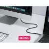 EQUIP 578203 USB-C uz USB-C aktīvais optiskais kabelis 7,5 m 4K@60Hz 10Gbps PD 60W melns