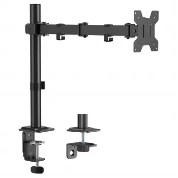 Equip Galda Stiprinājums 17-32 inch Ekrāniem, 360° Grozāms, 10 kg, Melns