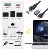 Equip Gigabit USB-C / USB-A to RJ45 Ethernet Adapter - Black
