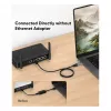 Equip Gigabit USB-C / USB-A to RJ45 Ethernet Adapter - Black
