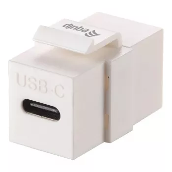 Equip Keystone savienotājs USB 3.2 Gen 2 USB-C uz USB-C sieviešu uz sieviešu, balts