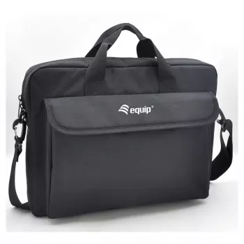 Equip klēpjdatora soma ar Equip logotipu 17.3 collas melna