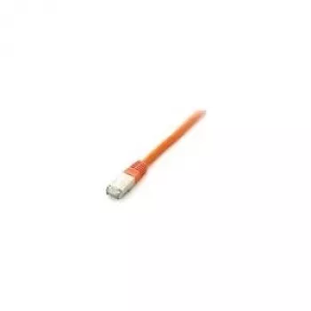 equip S/FTP Cat.6a savienojuma kabelis, 0,25m, oranžs 605573