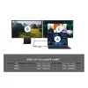EQUIP USB-C 4-in-1 divu HDMI adapteris ar 100W PD, 4K MST, alumīnijs