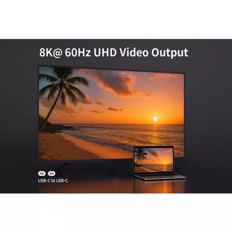 EQUIP USB-C uz C aktīvais optiskais kabelis 7.5m 8K 60Hz PD 60W 10Gbps melns