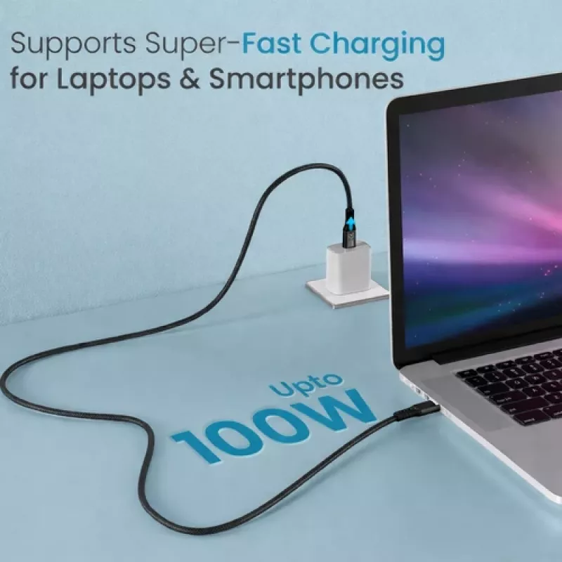 Equip USB-C uz USB-C + HDMI adapteris ar 100W Power Delivery, 4K 60Hz, alumīnija