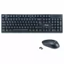 Equip bezvadu tastatūras un peles komplekts - vācu izkārtojums - melns