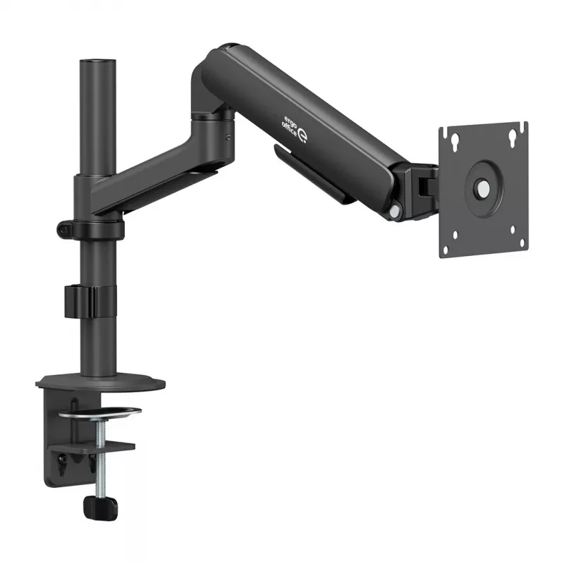 Ergo Office ER-691 B Gāzes atsperes monitora stiprinājums 17-32 inch ekrāniem, 1-10 kg, matēti melns, VESA 75/100