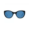 ERMENEGILDO ZEGNA Unisex saulesbrilles ZC0009-01V50 - Melns acetāta rāmis, pelēkas lēcas 50/23/145 mm