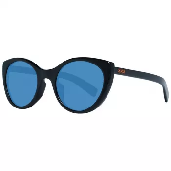 ERMENEGILDO ZEGNA Unisex Saulesbrilles ZC0009F01V53 - Melns Rāmis Pelēks Gradienta Lēcas 53/23/150 mm