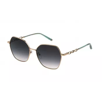 ESCADA Women's SESD94-5608FE Butterfly Sunglasses Havana Brown 56/17/140 mm