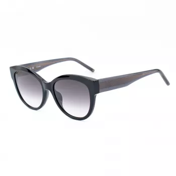 ESCADA Women's SESD99-550700 Sunglasses - Black Acetate Frame with Grey Gradient Lenses - 55/18/140 mm