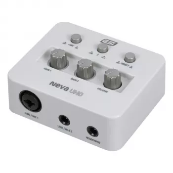 ESI Neva Uno – USB-C audio interfeiss, 24-bit/192 kHz, 2-In/2-Out, XLR/TRS kombinētā ieeja, +48V, tiešā monitorēšana