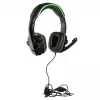 Esperanza EGH310G Gaming Headset with Boom Microphone, Wired, 3.5mm Jack, Melns & Zaļš