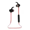 Esperanza EH186K bezvadu iekšējās sporta kakla siksnas Bluetooth austiņas ar mikrofonu, melnas/sarkanas