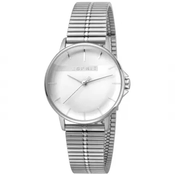 ESPRIT Sieviešu kvarca pulkstenis ES1L065M0065 32mm Nerūsējošais tērauds Sudrabs