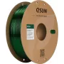 ESUN PETG+ 1,75mm caurspīdīgi zaļš 1kg papīra spolīte 3D printera kvēldiegs PETG+175T-G1P1