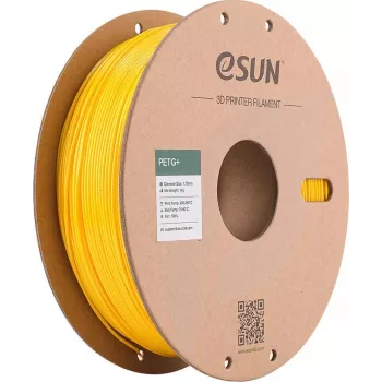 eSUN PETG+ 3D printera kvēldiegs 1,75mm 1kg dzeltens papīra spolē PETG+175Y1P1