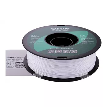 ESUN PLA+ 1,75 mm auksti balts 1 kg 3D printera pavediens