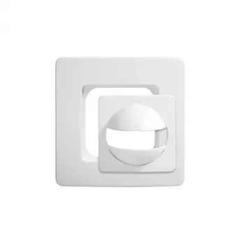 ESYLUX EM10055102 Griestu iebūvējamais PIR kustības sensors 360° 12m Balts