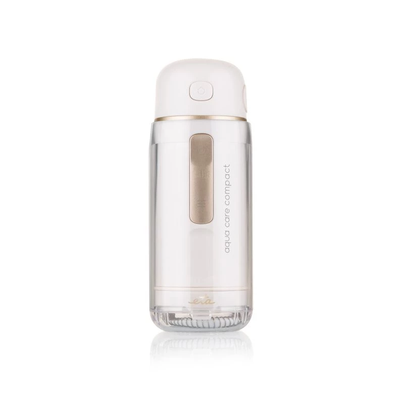 ETA Aqua Care Compact bezvadu mutes dobuma irigators – 165 ml, balts, 2 sprauslas, IPX7, USB uzlāde